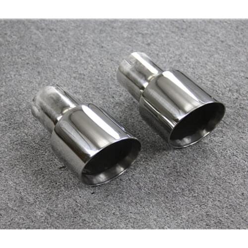 1 Piece 304 Stainless Steel Exhaust pipe Fit For All Cars Muffler Tip Length About 170mm Car Styling Tailpipe