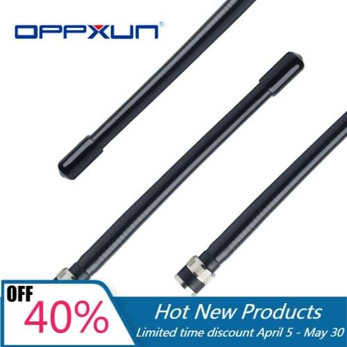OPPXUN V80 Helical VHF BNC Antenna 136- 174MHz For ICOM IC-V8/V80/V82/V85/V80E Handheld Rad dropshipping Fast Shipping