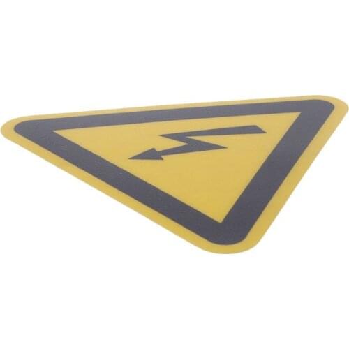 Warning Sticker Adhesive Labels Electrical Shock Hazard Danger Notice Safety 25mm 50mm 100cm PVC Waterproof