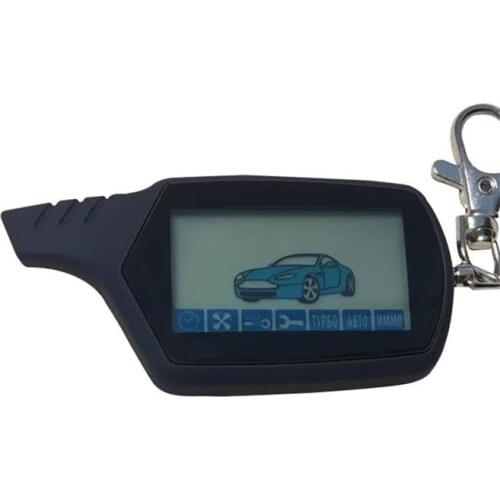 Wholesale A91 2-way LCD Remote Control Key Fob Chain Keychain For Russian Vehicle Security Two Way Car Alarm System Starline A91
