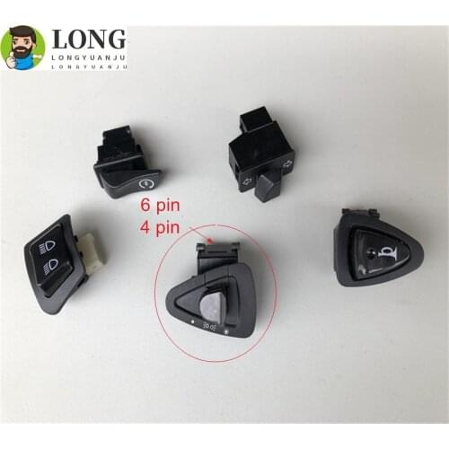High quality Motorcycle Start Switch Horn Light Turn Signal High Low Beam Button Switch Connecters For Scooter ATV Moped Part