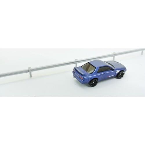 1:64 Handmade Highway Anti-collision Guardrail Simulation Car Model Scene