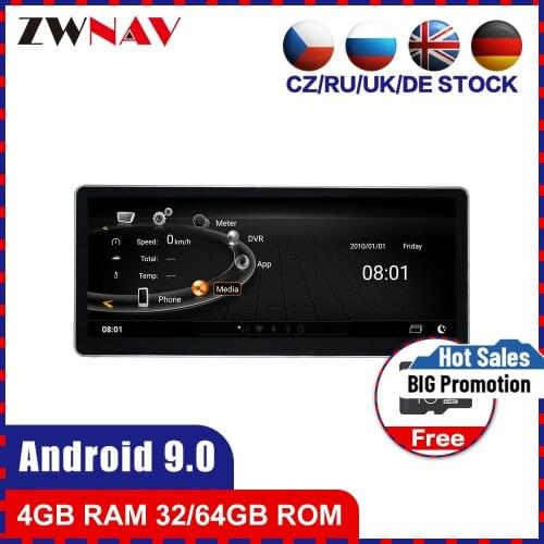 4+64 touch screen Android 9.0 Car multimedia Player GPS Audio Navi for Audi A4 B9 2015-2018 radio video stereo headunit free map