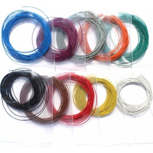 5 meter 10 Color LaisDcc Multistrand Ultra Fine Ultra Flexible Decoder Wire with 0.51mm Outside Diameter/LaisDcc Brand