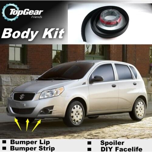 Bumper Lip Lips For Suzuki Swift+ / Top Gear Shop Spoiler For Car Tuning / TOPGEAR Body Kit + Strip