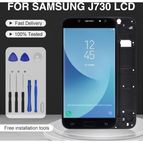Dinamico Super Amoled J7 Pro Lcd For Samsung Galaxy J730 Lcd Display Touch Screen Digitizer Assembly J7 2017 Display With Tools