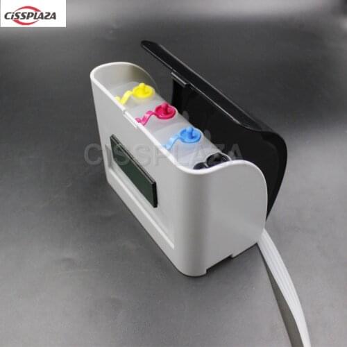 CISSPLAZA 10sets 4colors CISS ink tank kit with accessaries compatible for Epson/HP/Canon/Brother printer