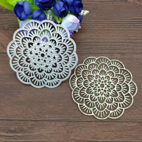 Flower Doily Metal Cutting Dies Stencil Scrapbooking Photo Album Card Paper Embossing Craft DIY