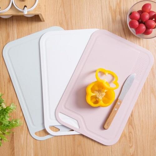 OTHERHOUSE Kitchen PP Healthy Cutting Board Non-slip Fruit Chopping Board Block Cutting Mat Pizza Sushi Bread Tray Kitchen Tools
