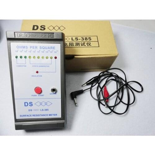 DS LS-385 surface resistance tester static pad Taiwan tester antistatic tester