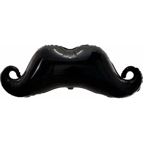 Photo props Black Beard Foil Helium Balloons Gentleman Balloon Moustache Balloons for Wedding Party Decoration Kids ToyS Globos