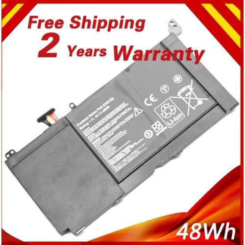 Golooloo 48WH laptop battery for Asus VivoBook C31-S551 S551 S551LB S551LA R553L R553LN R553LF K551LN V551L V551LA B31N1336