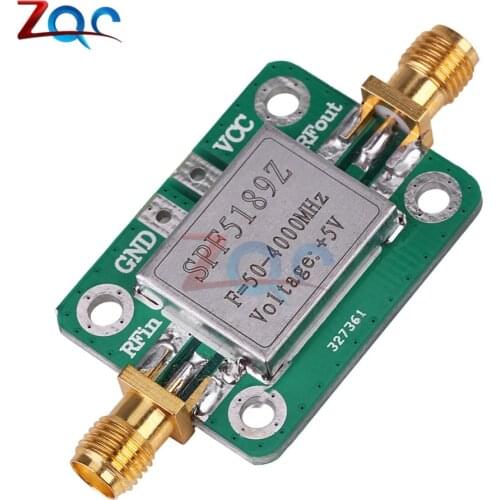 LNA 50-4000MHz SPF5189 RF Amplifier Signal Receiver For FM HF VHF / UHF Ham Radio Module Board