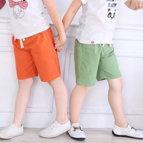 2019 Summer Boys Shorts Toddler Cotton Baby Clothes Kids Short Boy Trousers Children Clothing Kids Shorts 9 Colour