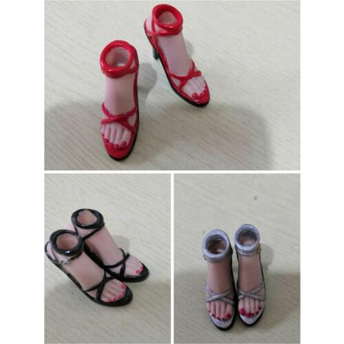 1/6 Scale Female Soldier Scene Accessories High Heel Sandals Model