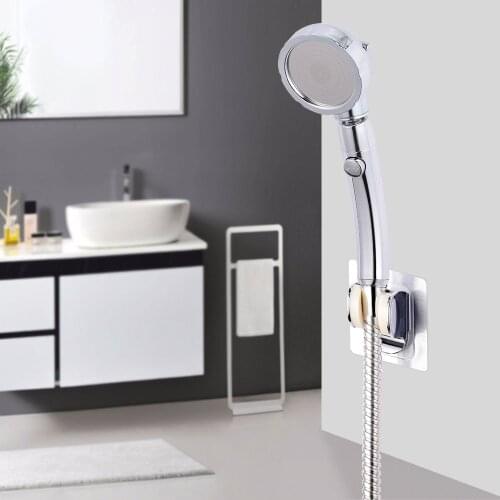 ABS Plastic 3 Spray 360 Degree Swivil Detachabel High Pressure Faucet Accessory Bathroom Hand Shower Head With Stop Button