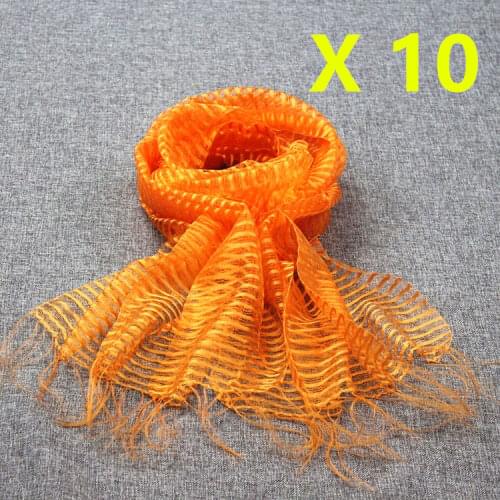 Wholesale sell by 10pcs,100% silk scarf handkerchief,THIN TULLE,color:ORANGE,size:60*160cm,#0511