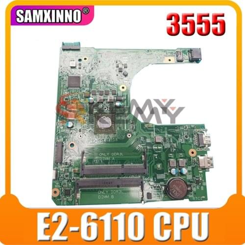 Original Laptop motherboard For DELL Inspiron 3555 E2-6110 CN-0517DH 0517DH 15276-1 EM6110 CPU Mainboard