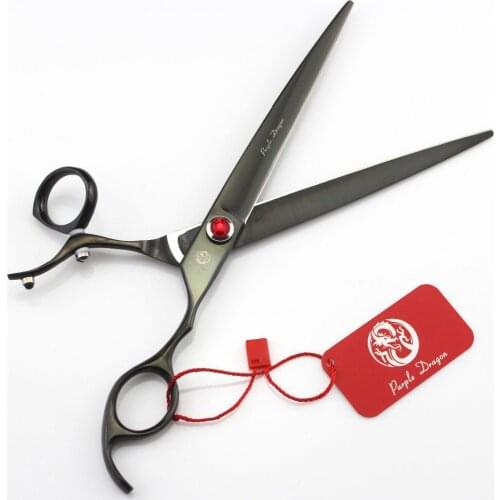 623# 8'' 22cm Brand Purple Dragon TOP GRADE Hairdressing Scissor 440C Professional Cats Dogs Pets Cutting Scissors Animal Shears