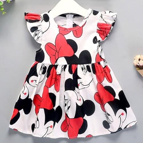 Baby Dress Girls Clothing 2020 Summer New Children Female Cotton A-Line Dress Kids Clothes Floral Princess Tutu Dresses