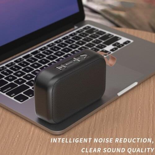 Portable Cloth Fabric BT Speaker Outdoor Mini Wireless Bass Subwoofer Multifunctional Sound Box Noise Reduction Loudspeakers
