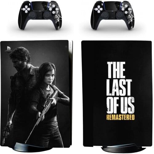 The Last of Us Vinyl Decal PS5 Skin Sticker for PlayStation 5 Digital Edition Console and Controller Protective Cover