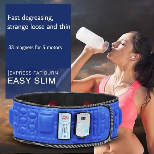 Slimming Belt X5 Times Electric Vibration Fitness Massager Machine Lose Weight Burning Fat Abdominal Muscle Stimulator Hip