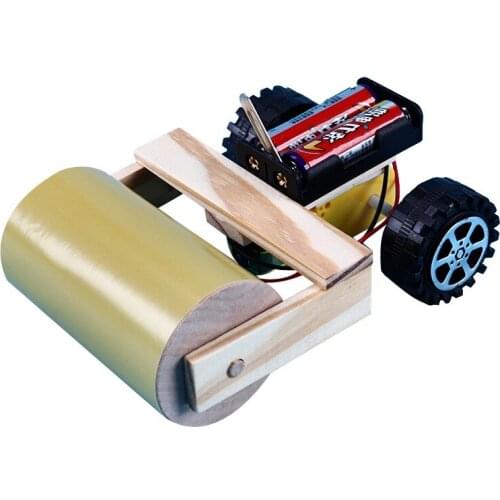 Roller diy science and technology small creative small invention scientific experimental package puzzle assembling model