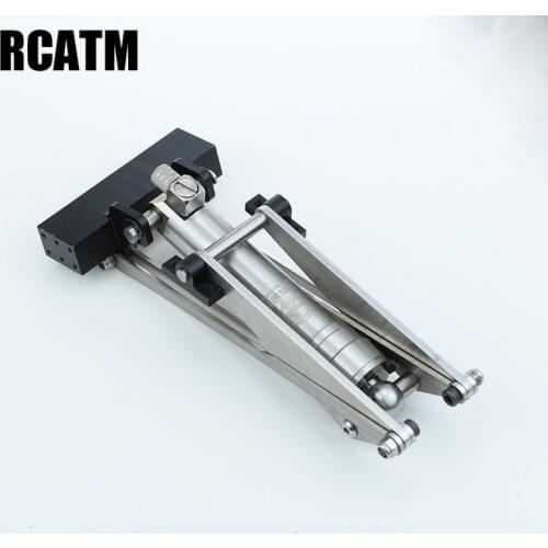 RC Truck Matal Dump Multi-stage Hydraulic Cylinder Oil Pump F Support For 1/14 Tamiya RC Car Trailer Truck Man Scania DIY Parts