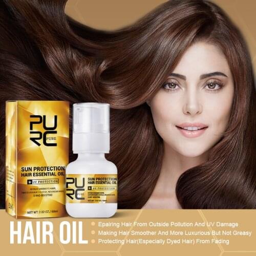 PURC UV Sun Protection Oil for Hair Spray Magical Treatment Smooth Nourish Styling Repair Hair Care Products for Women Men