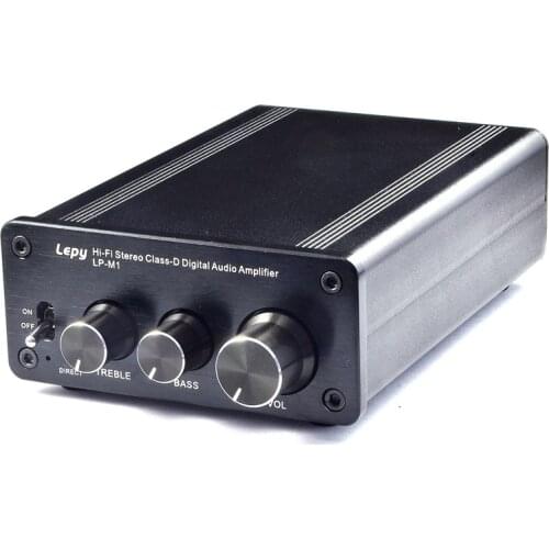 DC24V 4-8 ohms 2.0 Channel Luxury Power Amplifier Class D HIFI High Power Amplifier 100W Stereo Audio Amplifier Amplifier