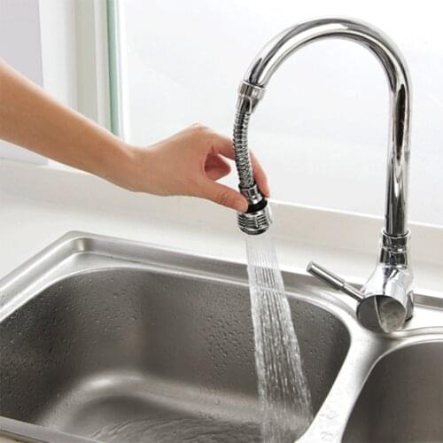 360 Degree Flexible Faucet Aerator Adapter Nozzle Filter Water Tap Adaptor Extender Adjustable kitchen Faucet Sprayer