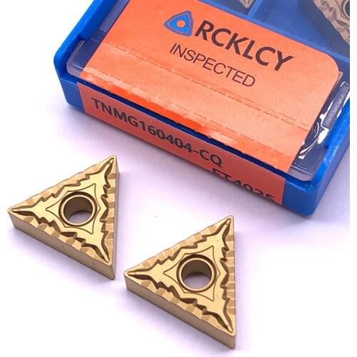 10pcs TNMG160404 CQ high quality CNC lathe Cutting blade carbide turning insert External Turning Tool Carbide Insert for steel
