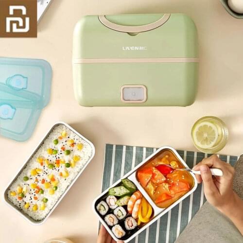 Xiaomi Liren Portable Cooking Electric Lunch Box Multifunctional Plug-in Electric Heating Cooking Large Capacity Double Layer
