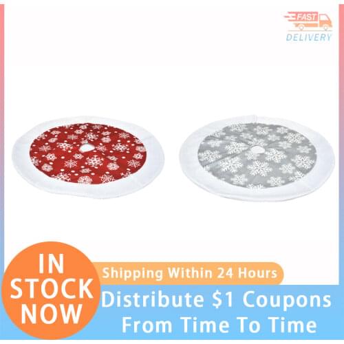 Christmas Tree Skirt/Knitted Cloth Linen Material/XMAS Decor /Mini Christmas Tree Bottom Decoration/Festival Atmosphere Dress Up