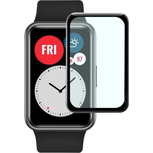 Full Coverage Screen Protector forHuawei Watch Fit/Honor Smart Watch ES Soft Hydrogel Protective Film Accessories (Not Glass)