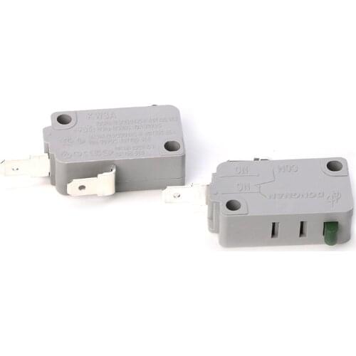 2020 New 2Pcs KW3A Microwave Oven Door Micro Switch 125V/250V 16A Normally Open Switch