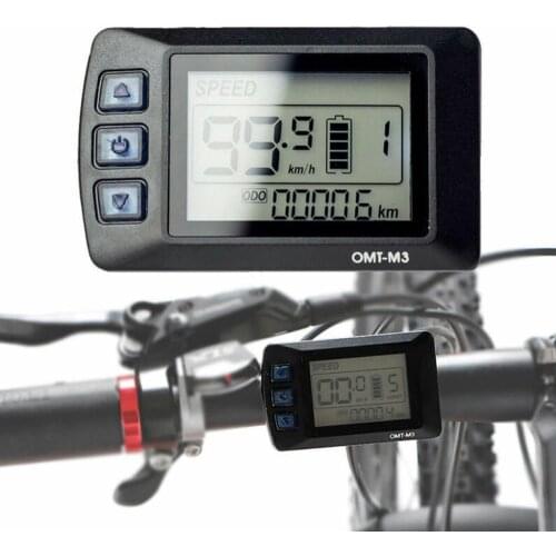 36/48V E bike LCD Display Panel for Electric Bicycle Controller SM Interface Head Light control