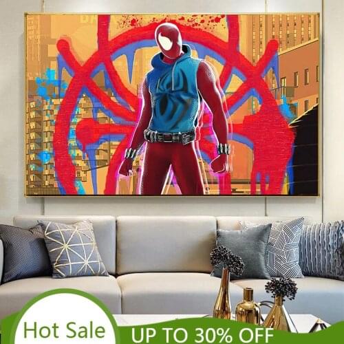 Scarlet Spider Appearance In Verse Movie Canvas Painting Wall Art Pictures for Living Room Poster and Print Bedroom Home Decor