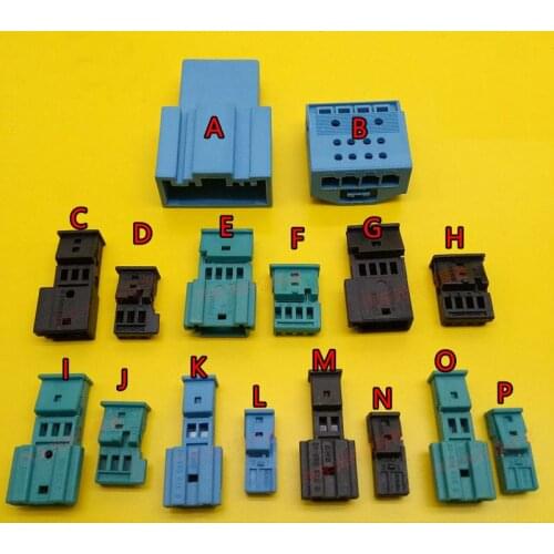 Automobile Modification of Connection Plug-in 2P 3 needles 4-hole core horn Door lamp Ambient lamp Male and female plugs Socket