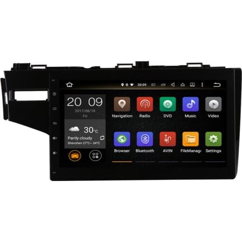 Android 9.0 With BT WIFI Car GPS Navigation Octa Core Car PC GPS Head Unit For Honda HONDA FIT/JAZZ Left Hand Driving 2014-2019