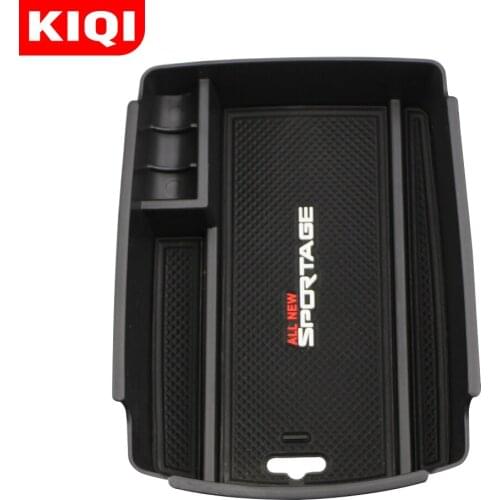 KIQI ABS Car Armrest Box for Kia Sportage 4 QL Crdi KX5 2016 - 2020 Auto Storage Organzier Stowing Holder Case
