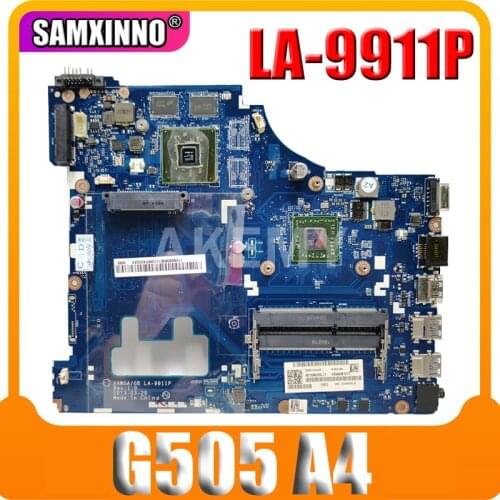 G505 VAWGA/GB LA-9911P motherboard For Lenovo g505 motherboard la-9911p motherboard with A4 CPU Test