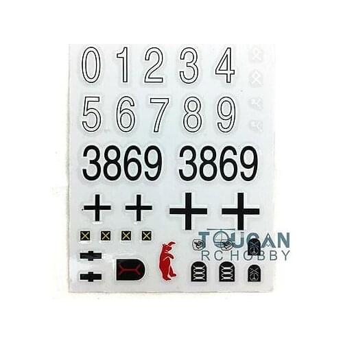 Heng Long 1/16 Scale German Jagdpanther RC Tank 3869 Decal Sticker Accessory TH00332-SMT4