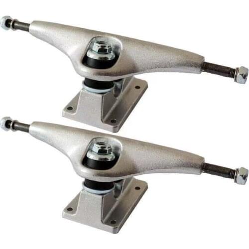 6.25inch longboard trucks black silver skateboard bridge Aluminium Alloy Longboard Bridges 1pair