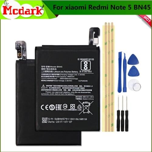Mcdark Xiaomi Redmi 5 Phone Batteries