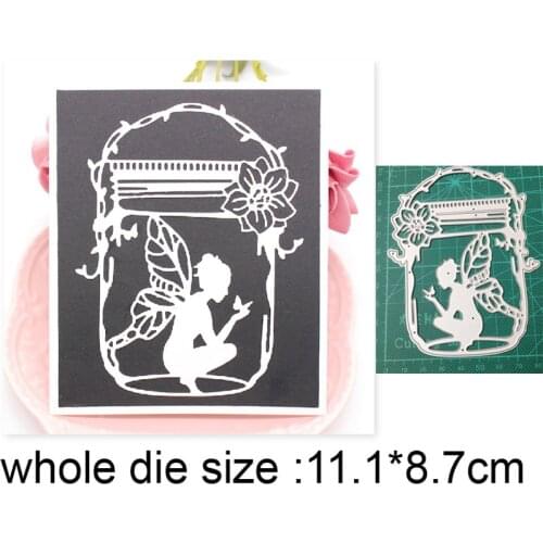 Metal cutting dies cut die mold Angel Butterfly Bottle Decoration Scrapbook paper craft knife mould blade punch stencils dies