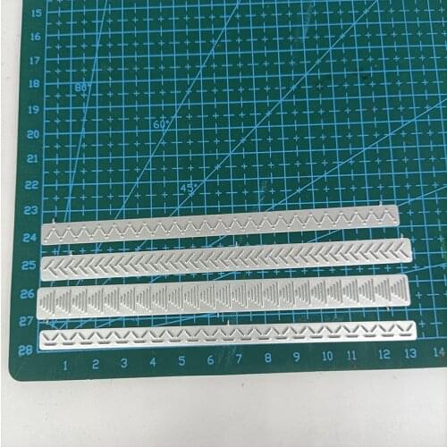 Arrow Stitch Metal Cutting Dies Stencils For DIY Scrapbooking Decorative Embossing Handcraft Photo Card Making Punch Template