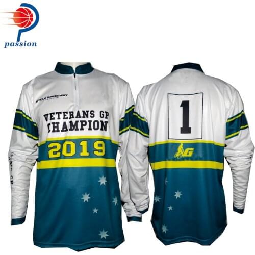 MOQ 5pcs $27 Each Custom Teamwear Long Sleeve BMX Mountain Bike Moto Jerseys Breathable Mens Shirt