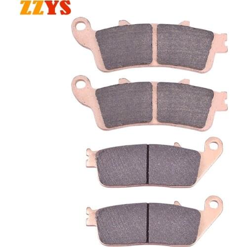Motorcycle Front Rear Brake Pads Kit For Honda FJS400 D6 D7 D8 06-08 FJS600 D3 D4 D5 D6 D7 A3-A7 Silverwing 01-09 FJS 400 600